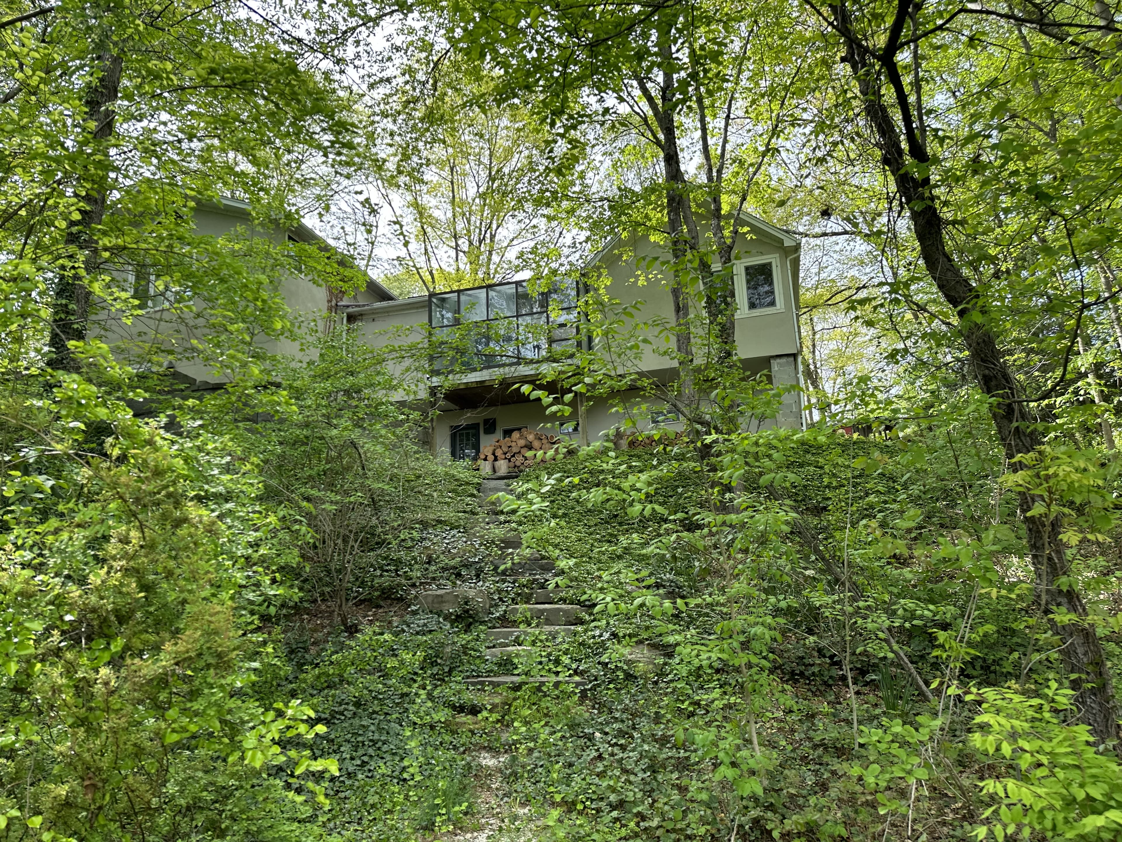 Back of the house showing outdoor access