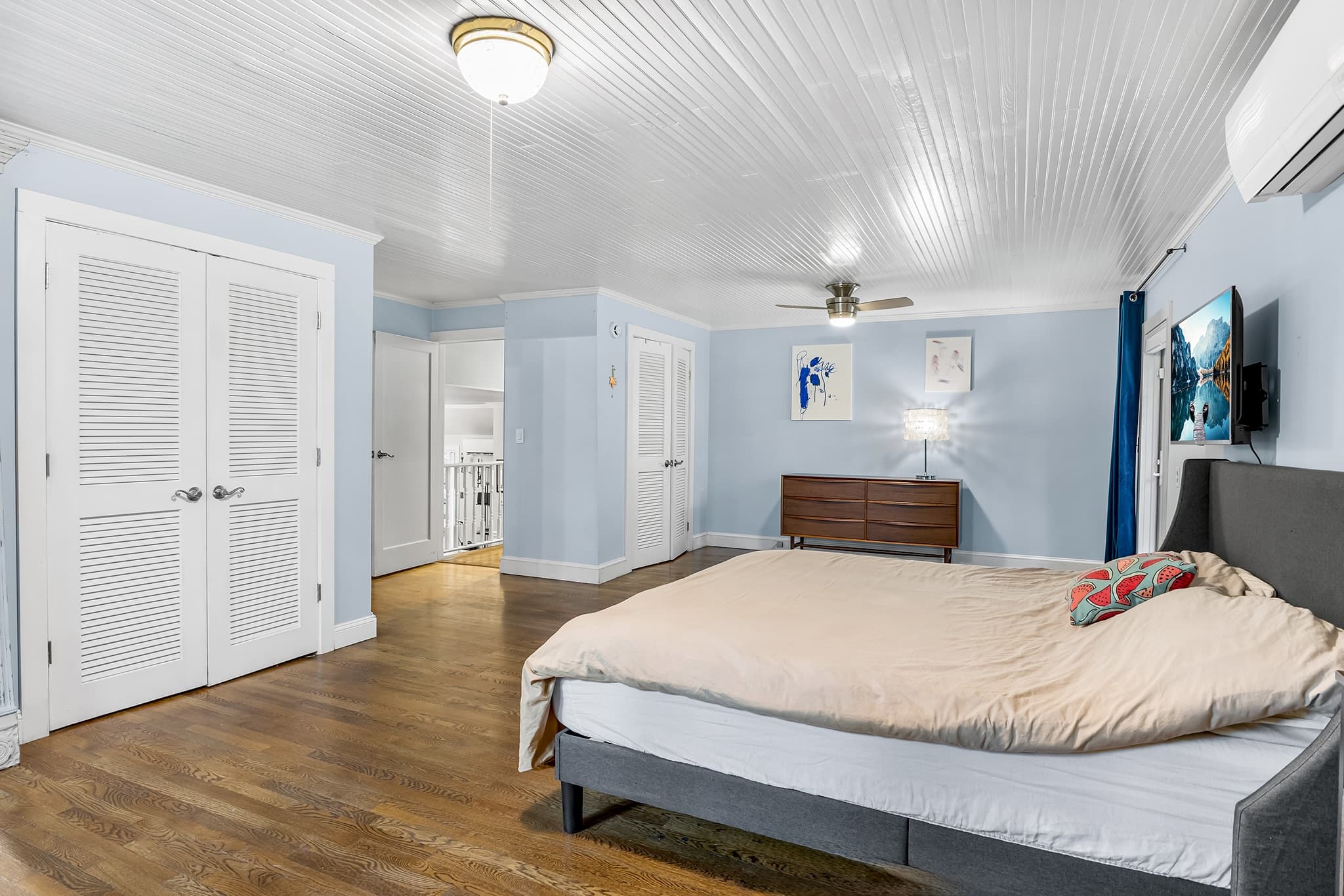 Master bedroom with natural light